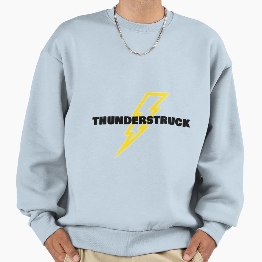 Thunderstruck Lightning Sweatshirt - Novelty Apparel for Adults - T-Shirt, Sweatshirt, Hoodie