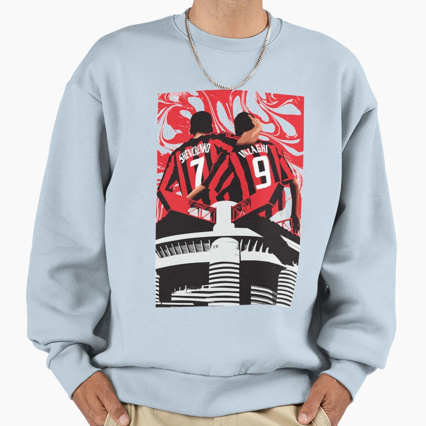 Shevchenko And Inzaghi Sheva Pippo Sweatshirt - Novelty Apparel Unisex - T-Shirt, Sweatshirt, Hoodie