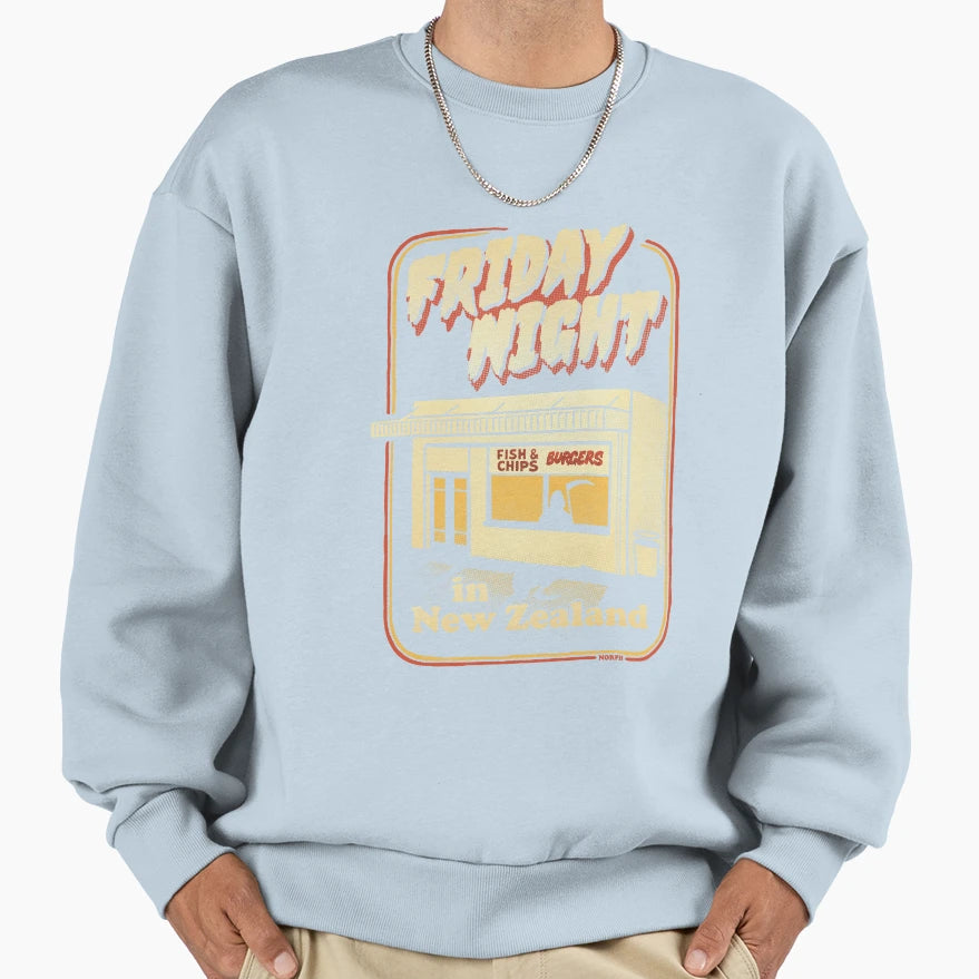 Friday Night New Zealand Sweatshirt - Novelty Apparel Men Women - T-Shirt, Sweatshirt, Hoodie