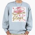 Touchdowns Lip Gloss Football Sweatshirt - Aesthetic Graphic for Adults - T-Shirt, Sweatshirt, Hoodie