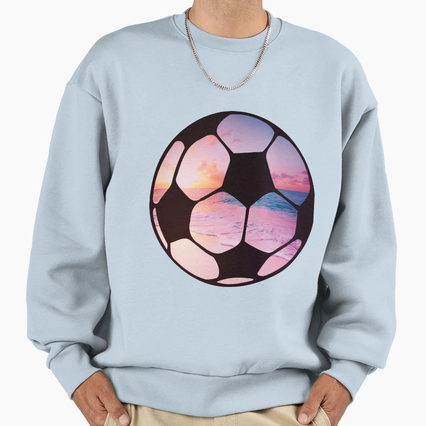 Summer Beach Soccer Season Sweatshirt - Casual Everyday Wear Unisex - T-Shirt, Sweatshirt, Hoodie