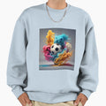 Football Lover Art Sweatshirt - Custom Art Print for Adults - T-Shirt, Sweatshirt, Hoodie