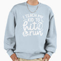 I Teach My To Hit And Run Football Sweatshirt - Custom Art Print Men Women - T-Shirt, Sweatshirt, Hoodie