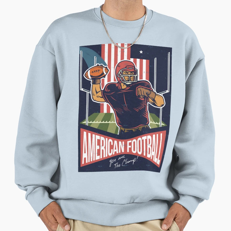 American Football Sweatshirt - Custom Art Print Unisex - T-Shirt, Sweatshirt, Hoodie