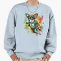 Chihuahua Dog Playing American Sweatshirt - Custom Art Print Unisex - T-Shirt, Sweatshirt, Hoodie