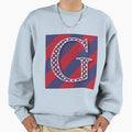 Letter G Americana Old Glory Red Sweatshirt - Unique Graphic for Adults - T-Shirt, Sweatshirt, Hoodie