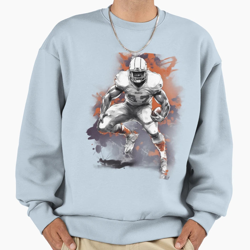Shotgun American Football Sweatshirt - Minimalist Print for Adults - T-Shirt, Sweatshirt, Hoodie