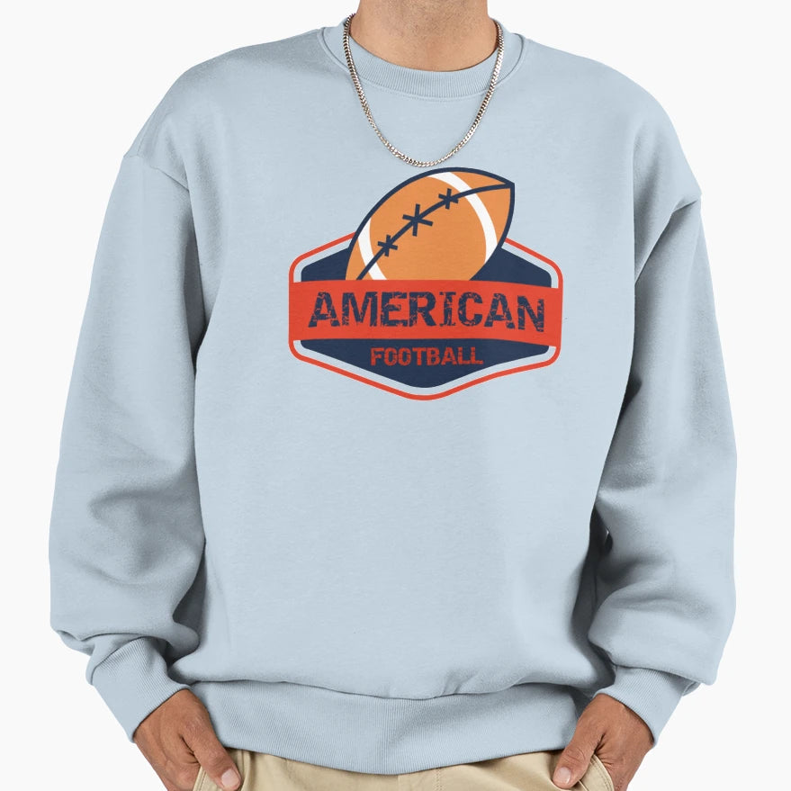 Amirecan Football Sweatshirt - Casual Everyday Wear Unisex - T-Shirt, Sweatshirt, Hoodie