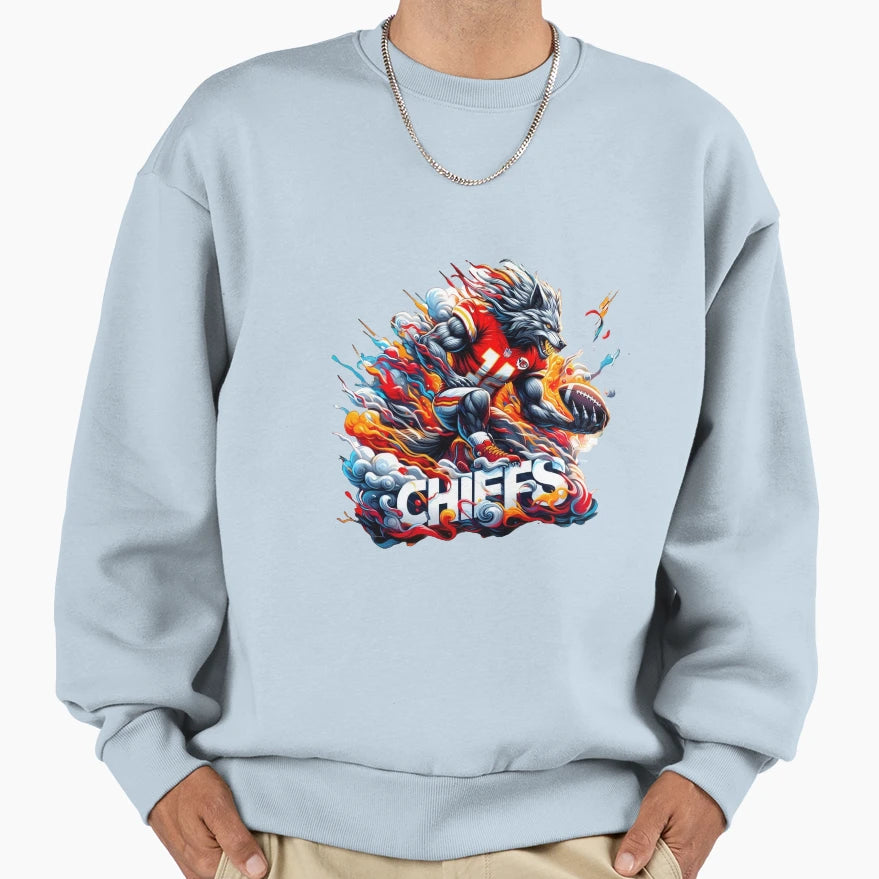 Kansas City Chiefs Sweatshirt - Streetwear Style Unisex - T-Shirt, Sweatshirt, Hoodie
