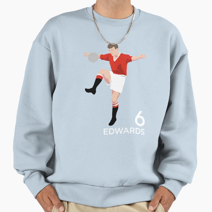 Duncan Edwards Utd Legend Sweatshirt - Streetwear Style Unisex - T-Shirt, Sweatshirt, Hoodie