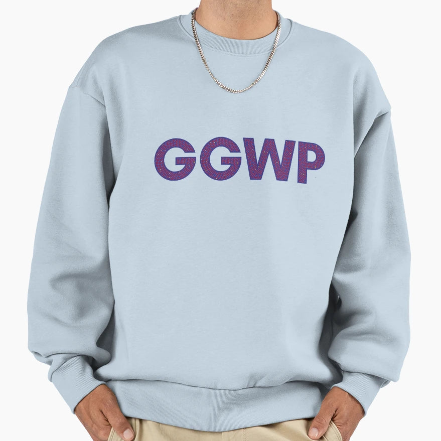 Ggwp Violet Sharkskin Sweatshirt - Casual Everyday Wear Men Women - T-Shirt, Sweatshirt, Hoodie