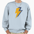 Yellow Grey And Blue Lightning Bolts Sweatshirt - Novelty Apparel Men Women - T-Shirt, Sweatshirt, Hoodie