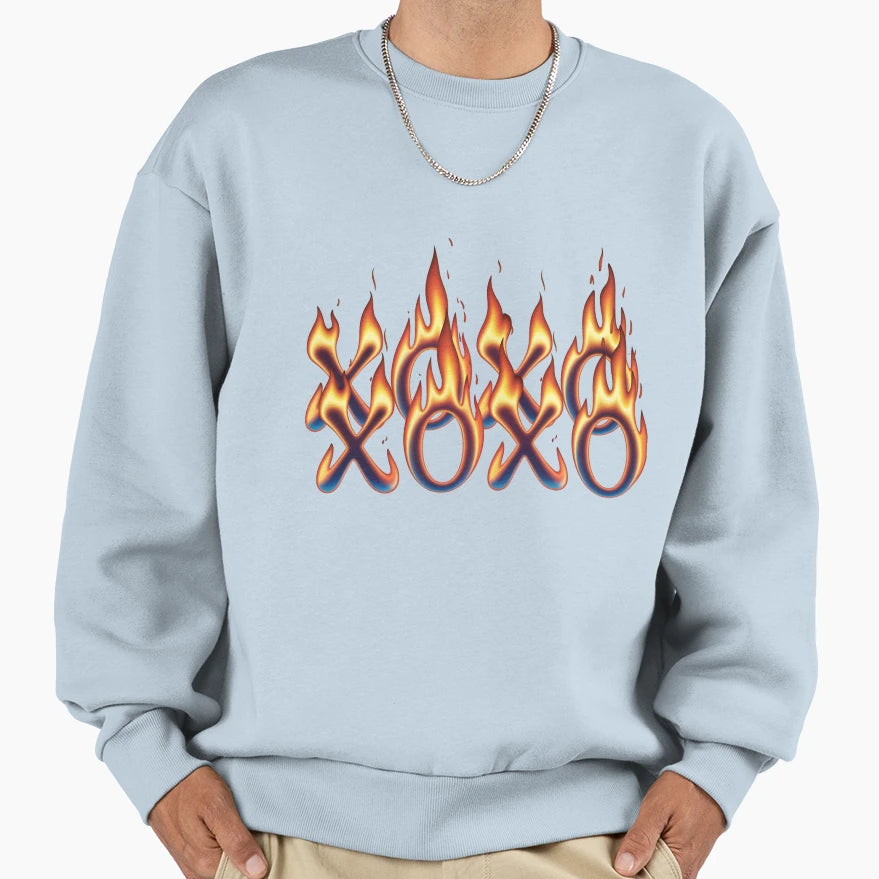 Xoxo Sweatshirt - Casual Everyday Wear Men Women - T-Shirt, Sweatshirt, Hoodie