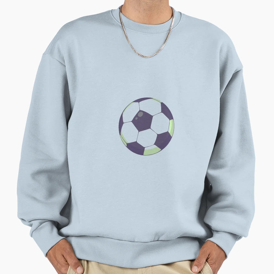 Soccer Ball Sweatshirt - Casual Everyday Wear Men Women - T-Shirt, Sweatshirt, Hoodie