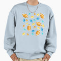 Colorful Rugby Pattern Sweatshirt - Fun Novelty Design for Adults - T-Shirt, Sweatshirt, Hoodie