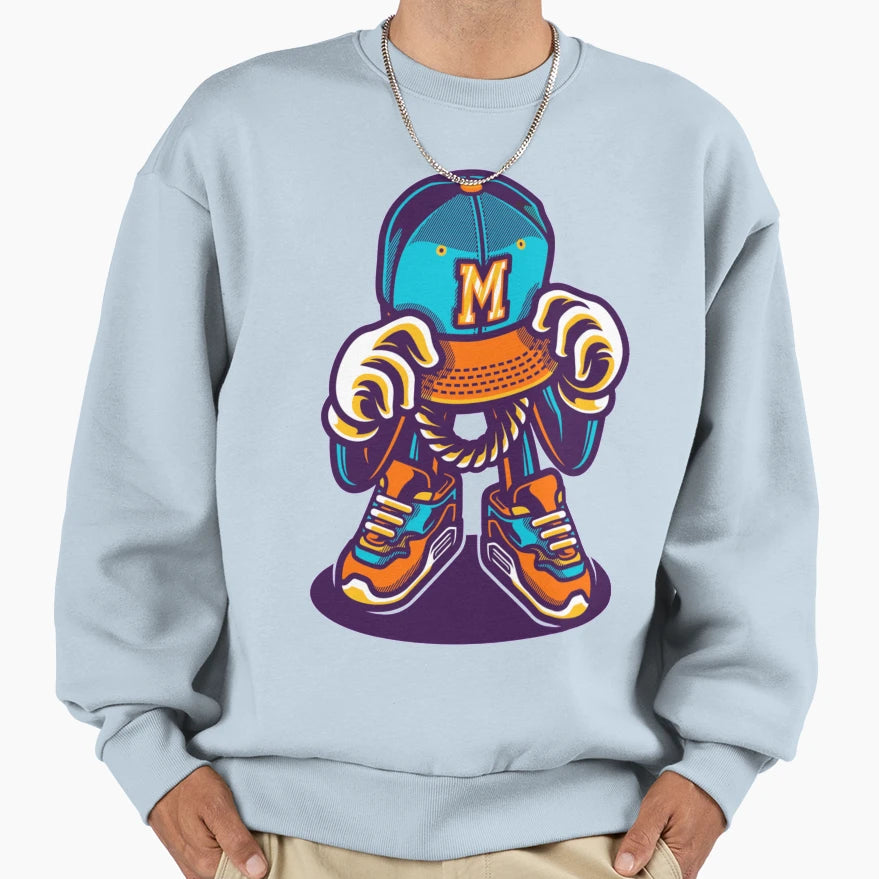 Large M T-Shirt - Novelty Apparel for Adults - T-Shirt, Sweatshirt, Hoodie