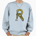 Letter R Medieval Owl Sweatshirt - Novelty Apparel for Adults - T-Shirt, Sweatshirt, Hoodie