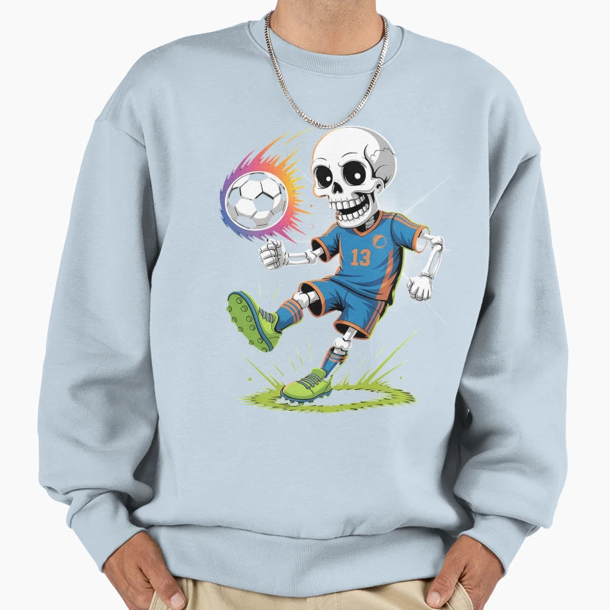 Soccer Skeleton Just Do Football Sweatshirt - Novelty Apparel for Adults - T-Shirt, Sweatshirt, Hoodie