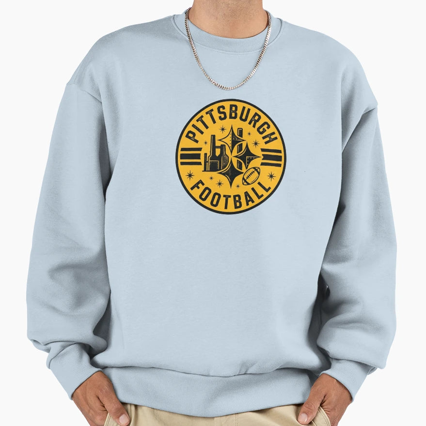 Pittsburgh Steelers Sweatshirt - Custom Art Print for Adults - T-Shirt, Sweatshirt, Hoodie