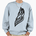 Tribal Flame Tattoo Ornament Sweatshirt - Unique Graphic for Adults - T-Shirt, Sweatshirt, Hoodie