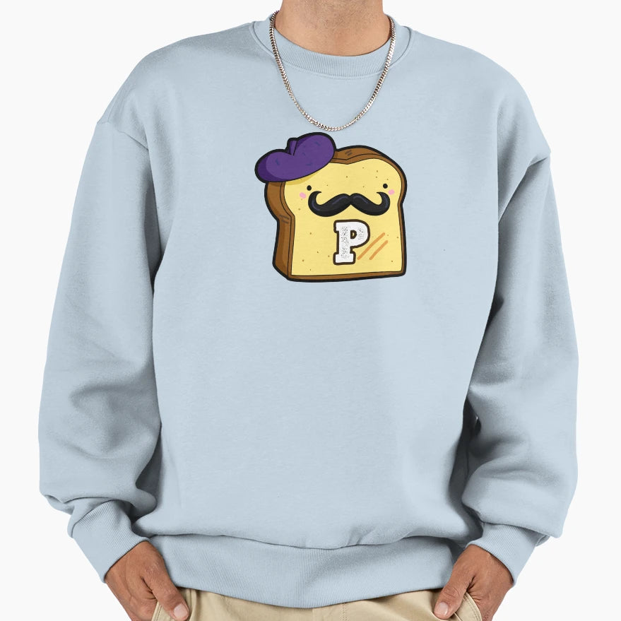 Alphabet Letter P French Toast Sweatshirt - Unique Graphic Men Women - T-Shirt, Sweatshirt, Hoodie