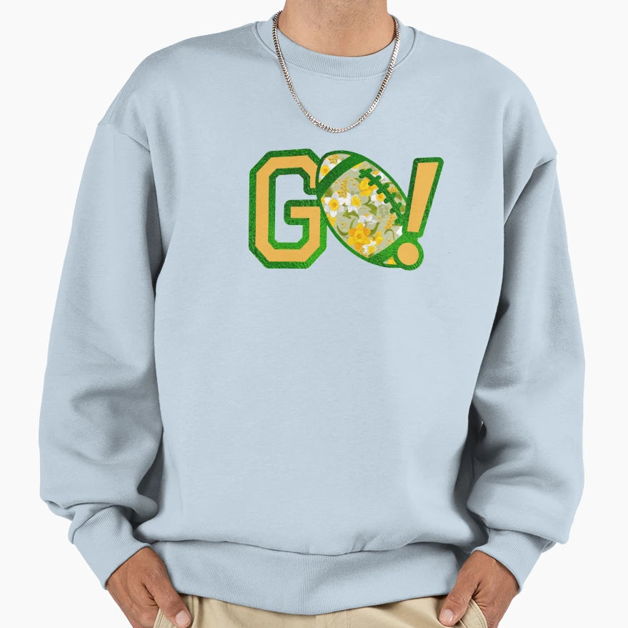 Go Green And Gold 3 Sweatshirt - Graphic Print Men Women - T-Shirt, Sweatshirt, Hoodie