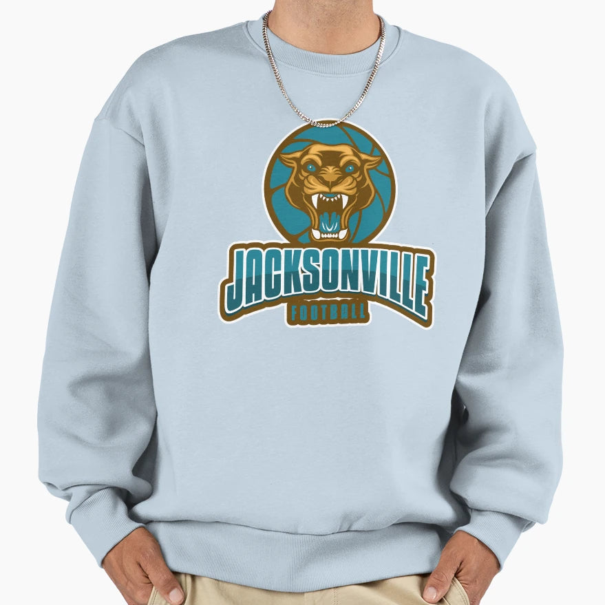 Jacksonville Football Logo Unofficial Sweatshirt - Aesthetic Graphic Unisex - T-Shirt, Sweatshirt, Hoodie