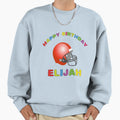 Birthday American Football Helmet Happy T-Shirt - Trendy Graphic Unisex - T-Shirt, Sweatshirt, Hoodie
