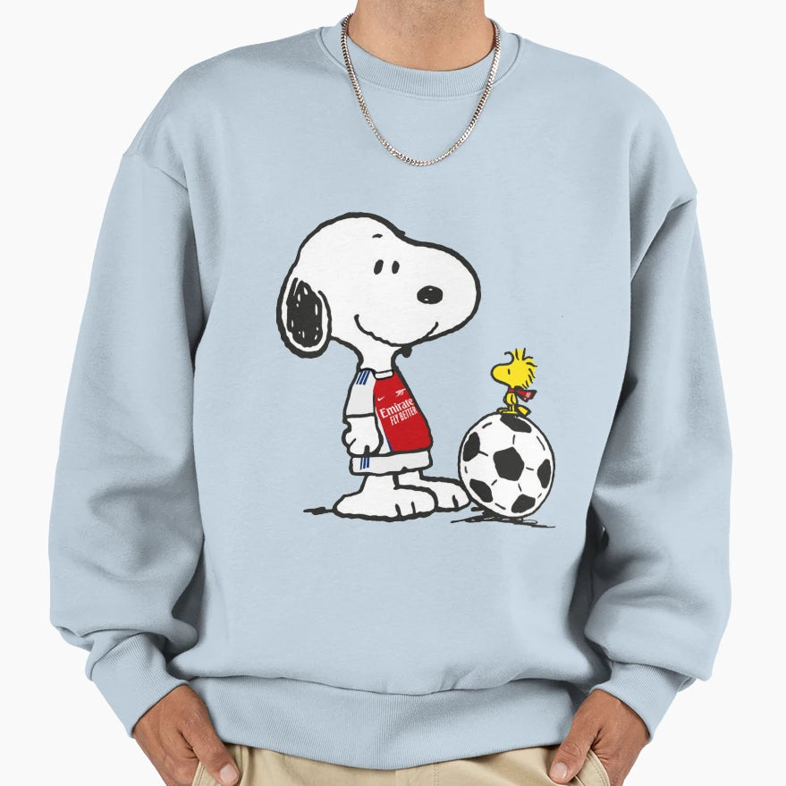 Dog Meets Red White Spirit Sweatshirt - Minimalist Print Men Women - T-Shirt, Sweatshirt, Hoodie
