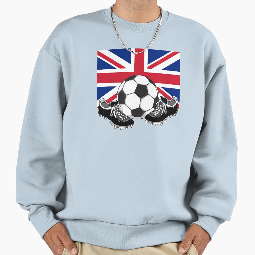 Football United Kingdom Soccer British Sweatshirt - Novelty Apparel Unisex - T-Shirt, Sweatshirt, Hoodie