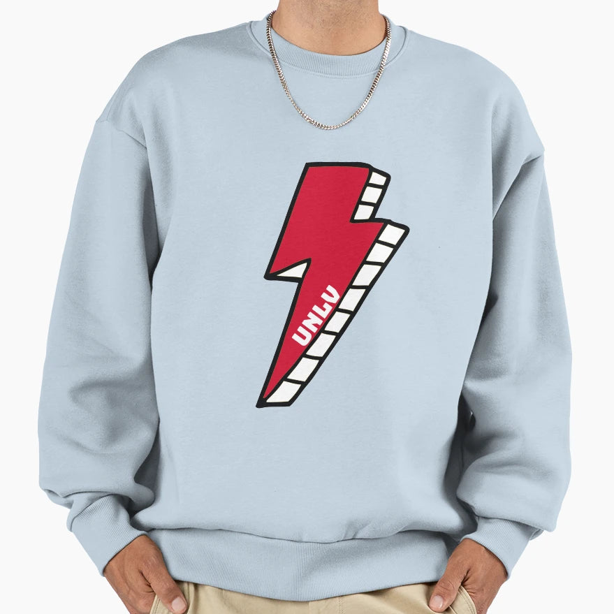 Unlv Lightning Bolt Sweatshirt - Aesthetic Graphic Unisex - T-Shirt, Sweatshirt, Hoodie