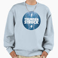 Thunderstruck Logo Old Skool Blue Sweatshirt - Streetwear Style Men Women - T-Shirt, Sweatshirt, Hoodie