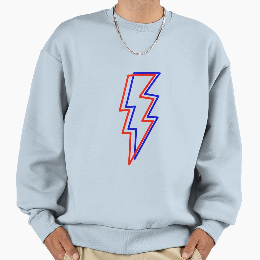 Lightning Bolt Sweatshirt - Streetwear Style for Adults - T-Shirt, Sweatshirt, Hoodie