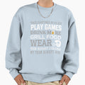 Football Tailgating Rules Funny Play T-Shirt - Graphic Print Men Women - T-Shirt, Sweatshirt, Hoodie