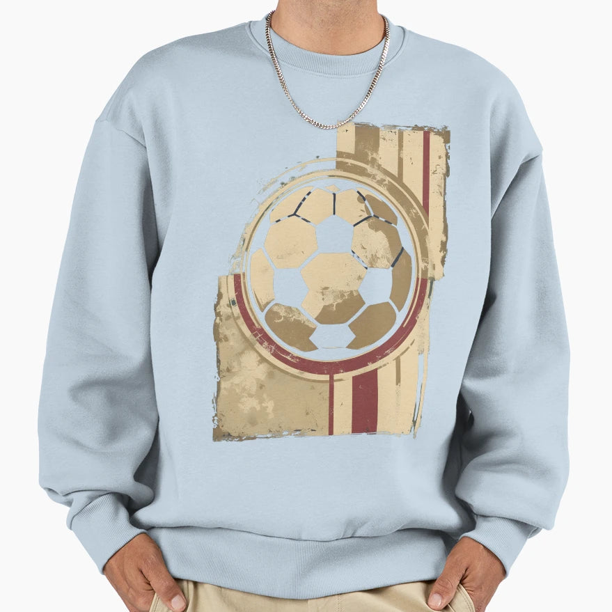 Soccer Ball Sweatshirt - Aesthetic Graphic Unisex - T-Shirt, Sweatshirt, Hoodie