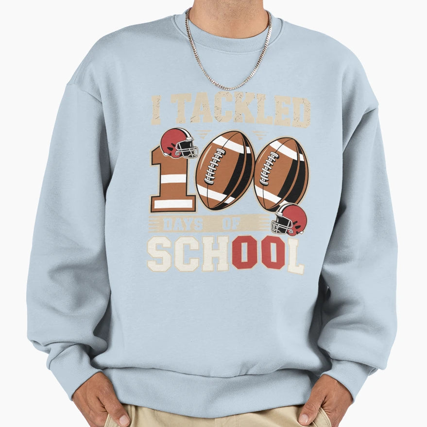 100 Days School 100Th Day Sweatshirt - Fun Novelty Design for Adults - T-Shirt, Sweatshirt, Hoodie