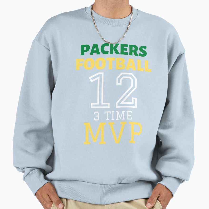 Packers Football Mvp Sweatshirt - Trendy Graphic Unisex - T-Shirt, Sweatshirt, Hoodie