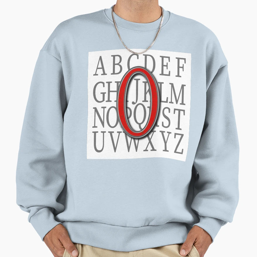 Monogram O Stony Sweatshirt - Minimalist Print Men Women - T-Shirt, Sweatshirt, Hoodie