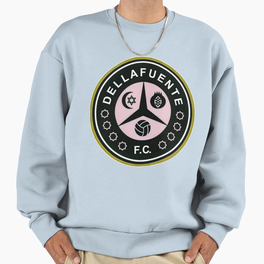 Dellafuente Fc Logo 2 Sweatshirt - Aesthetic Graphic for Adults - T-Shirt, Sweatshirt, Hoodie