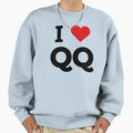 I Love Qq Sweatshirt - Graphic Print for Adults - T-Shirt, Sweatshirt, Hoodie