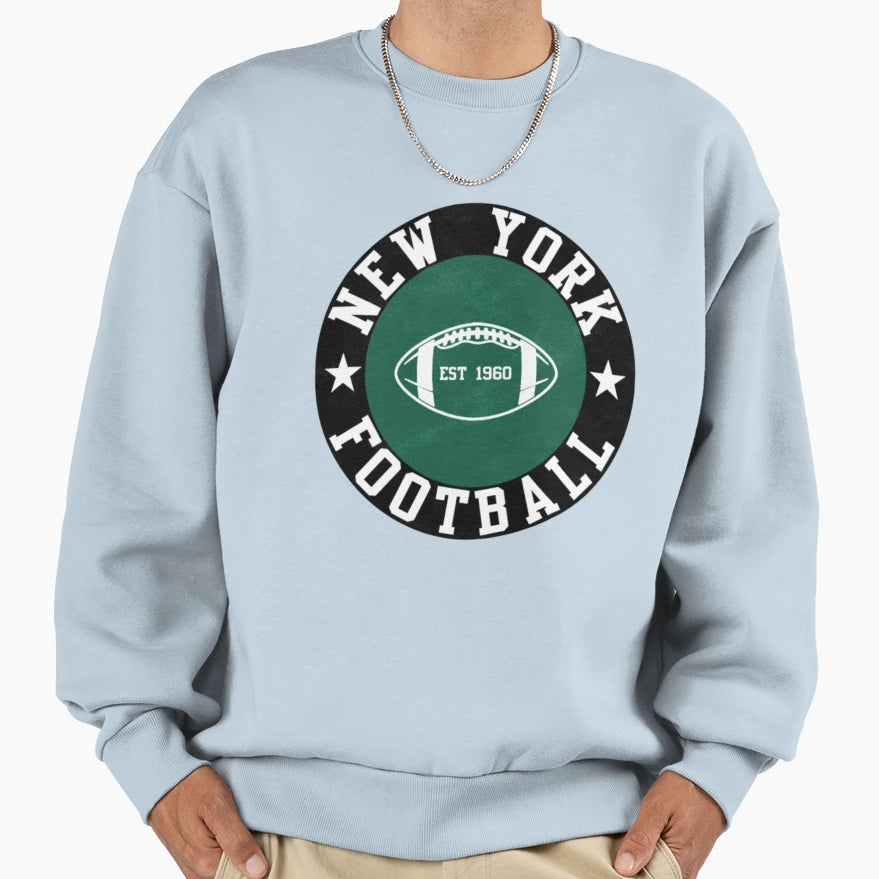 New York Football 3 Sweatshirt - Graphic Print for Adults - T-Shirt, Sweatshirt, Hoodie