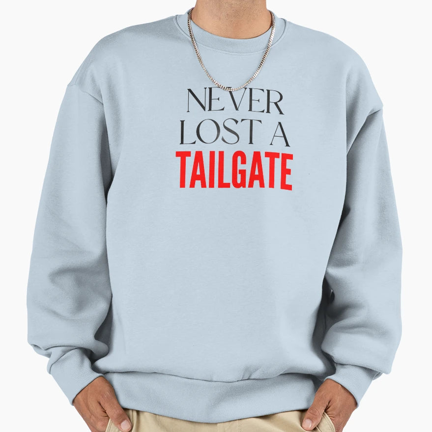 Never Lost Tailgate Fun Red Sweatshirt - Unique Graphic Men Women - T-Shirt, Sweatshirt, Hoodie