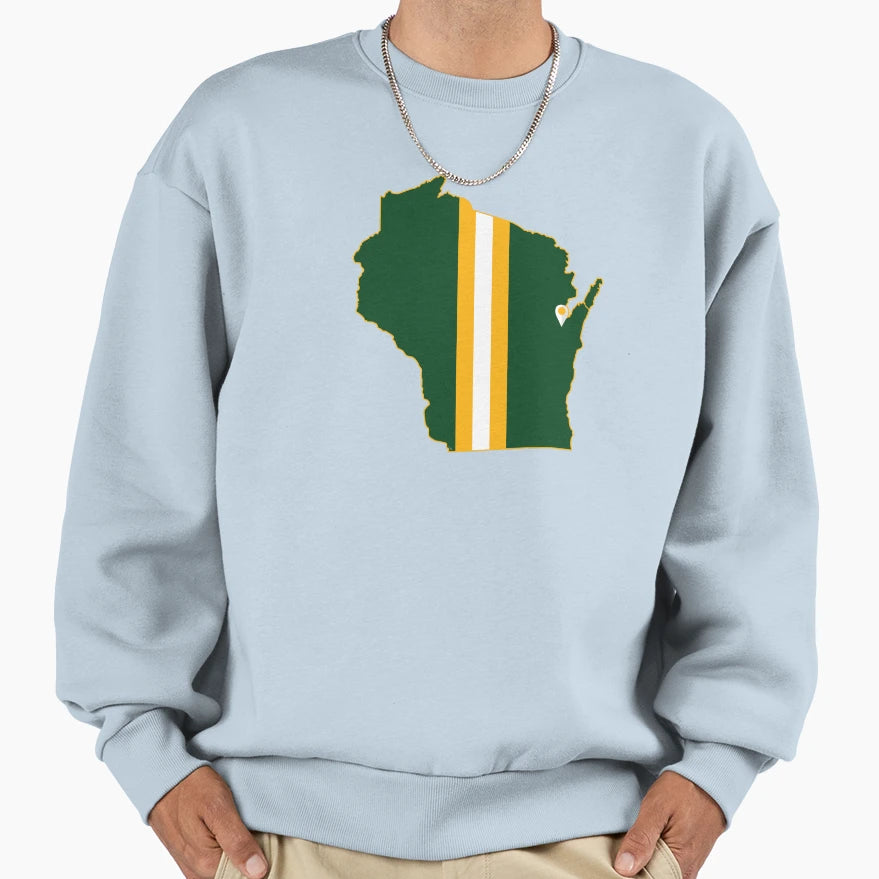 Green Bay Football Sweatshirt - Aesthetic Graphic for Adults - T-Shirt, Sweatshirt, Hoodie