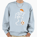 Skeleton Soccer Halloween Costume Sweatshirt - Fun Novelty Design Unisex - T-Shirt, Sweatshirt, Hoodie