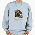 Floral Black Yellow Game Day Sweatshirt - Custom Art Print Men Women - T-Shirt, Sweatshirt, Hoodie
