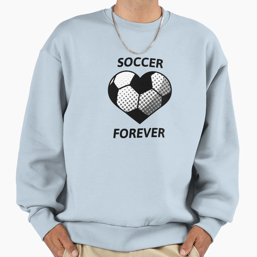 Soccer Lover Soccer Forever T-Shirt - Trendy Graphic for Adults - T-Shirt, Sweatshirt, Hoodie