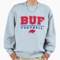 Buf Football Buffalo Football Sweatshirt - Custom Art Print for Adults - T-Shirt, Sweatshirt, Hoodie