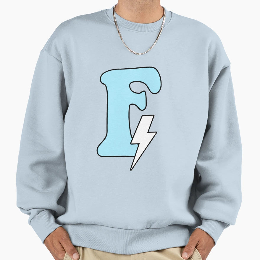 F Lightning Sweatshirt - Graphic Print Unisex - T-Shirt, Sweatshirt, Hoodie