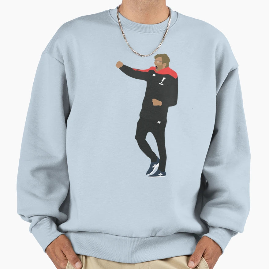 Jurgen Klopp Lfc Sweatshirt - Casual Everyday Wear Men Women - T-Shirt, Sweatshirt, Hoodie