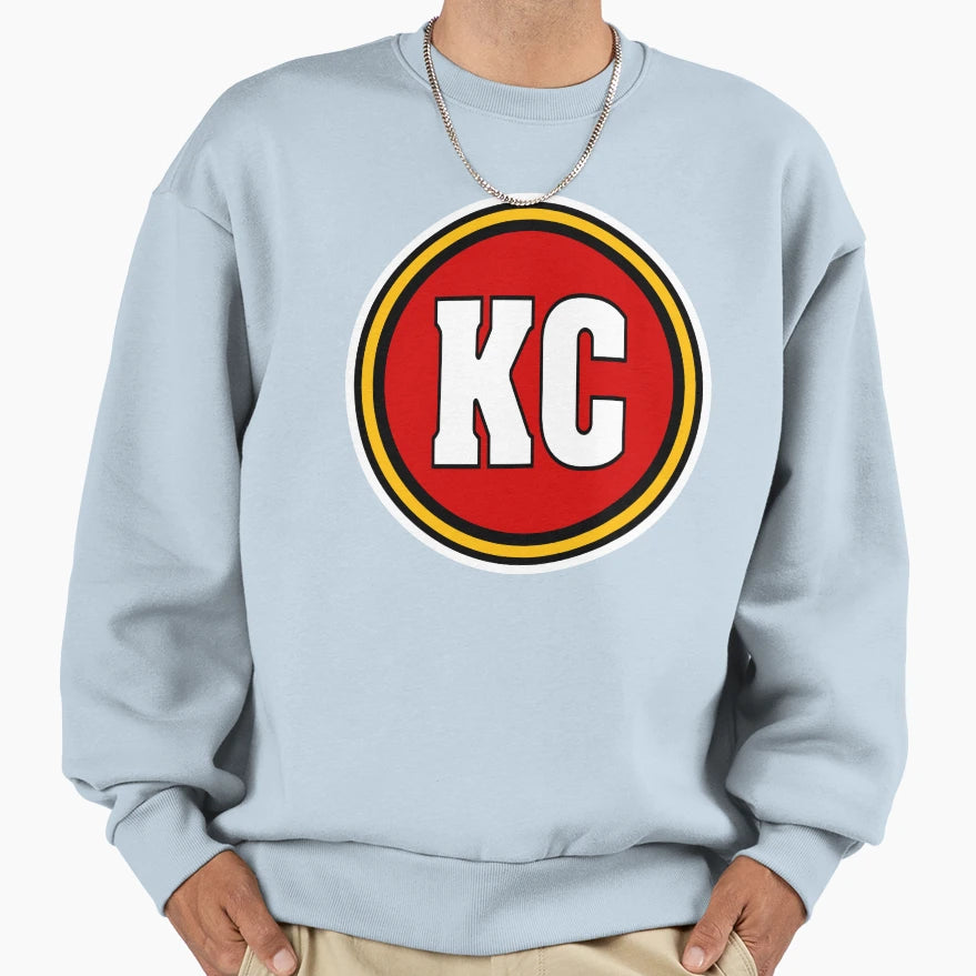 Kc Circle Sweatshirt - Minimalist Print Unisex - T-Shirt, Sweatshirt, Hoodie